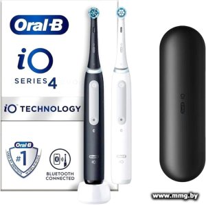 Купить Oral-B iO Series 4 Duo (черный/белый) в Минске, доставка по Беларуси