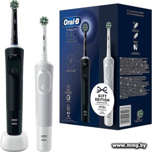 Oral-B Vitality Pro Cross Action D103.423.3H (2 шт, черный/б
