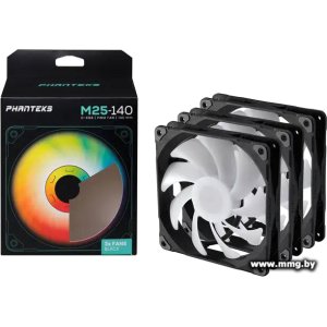 for Case Phanteks M25-140 D-RGB черный 3 шт