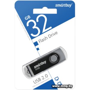 Купить 32GB SmartBuy Twist (черный) (SB032GB2TWK) в Минске, доставка по Беларуси