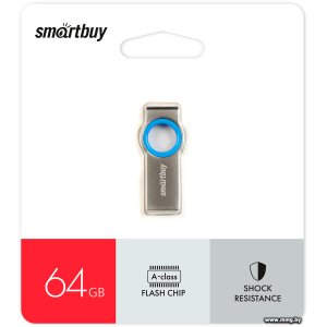 Купить 64GB SmartBuy MC2 Metal Blue (SB064GBMC2) в Минске, доставка по Беларуси