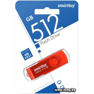 Купить 512GB SmartBuy Twist (красный) (SB512GB3TWR) в Минске, доставка по Беларуси