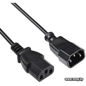 Кабель Buro IEC320-C13/IEC320-C14 1.8м