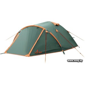 Купить Треккинговая палатка Totem Indi 2 V2 (зеленый) в Минске, доставка по Беларуси