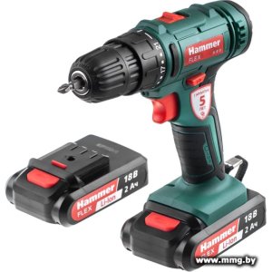 Hammer Flex ACD18BS (с 2-мя АКБ, кейс)