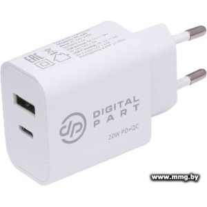 Купить Зарядное устройство Digital Part FC-135 (с каб. Lightning) в Минске, доставка по Беларуси