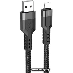 Кабель Hoco U110 USB Type-A - Lightning (1.2 м, черный)