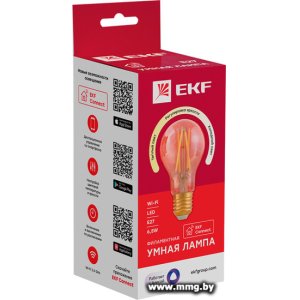 Купить Лампа светодиодная EKF Connect E27 Wi-Fi в Минске, доставка по Беларуси