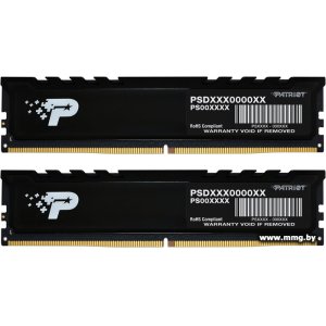 Купить 64GB (2x32GB) PC5-38400 Patriot PSP564G4800KH1 в Минске, доставка по Беларуси