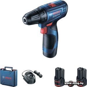 Bosch GSR 120-LI Professional 06019G8080 (с 2-мя АКБ, кейс, китайская вилка)