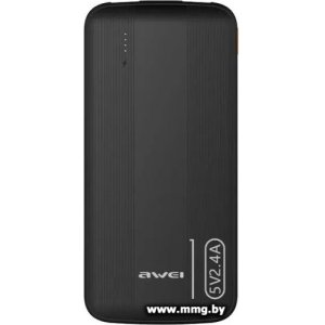Купить Awei P20K 10000mAh (чёрный) в Минске, доставка по Беларуси