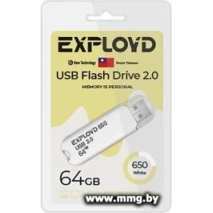 Купить 64GB Exployd 650 (белый) EX-64GB-650-White в Минске, доставка по Беларуси