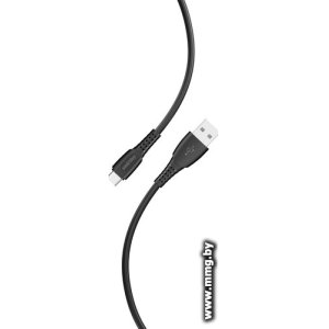 Кабель SmartBuy iK-3112-S40b USB Type-A - USB Type-C (1 м, черный)