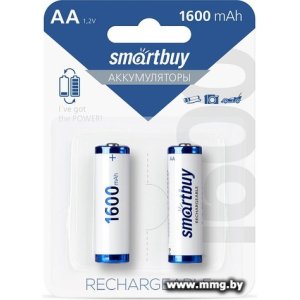 Аккумулятор SmartBuy AA 1600mAh SBBR-2A02BL1600