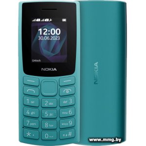 Купить Nokia 105 (2023) Dual SIM TA-1557 (бирюзовый) в Минске, доставка по Беларуси
