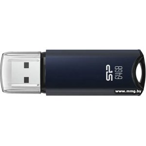 Купить 64GB Silicon-Power Marvel M02 (синий) SP064GBUF3M02V1B в Минске, доставка по Беларуси