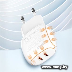 Зарядное устройство LDNIO Q233 (белый)
