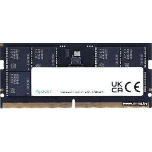 Купить SODIMM-DDR5 32GB PC5-38400 Apacer AS32GHB48CTBBGH в Минске, доставка по Беларуси