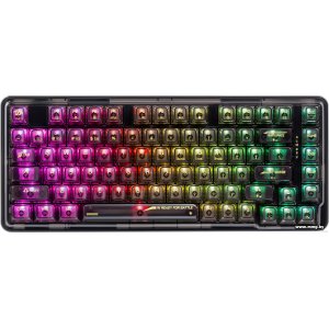 Redragon Elf Pro (прозрачный/черный) 71742 (K649CTB-RGB-PRO)
