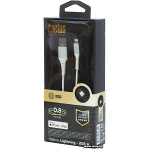 Кабель CACTUS USB Type-A - Lightning CS-LG.USB.A-0.8