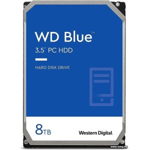 Купить 8000Gb WD Blue WD80EAAZ в Минске, доставка по Беларуси