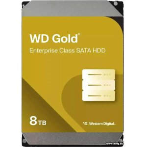 Купить 8000Gb WD Gold WD8005FRYZ в Минске, доставка по Беларуси