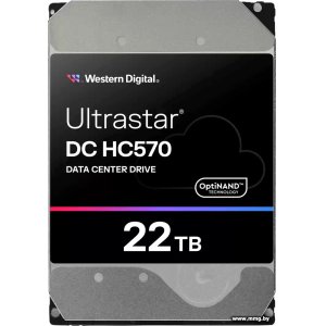 Купить 22000Gb WD Ultrastar DC HC570 WUH722222AL5204 в Минске, доставка по Беларуси