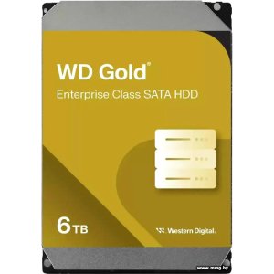Купить 6000Gb WD Gold WD6004FRYZ в Минске, доставка по Беларуси