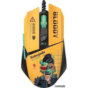 Купить A4 Tech Bloody W63 Max Renegade (желтый) в Минске, доставка по Беларуси