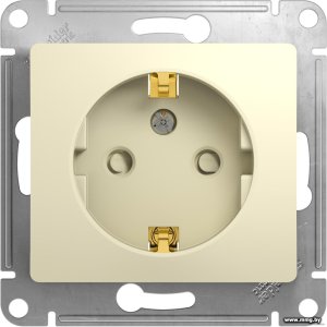 Купить Розетка Schneider Electric Glossa GSL000245 (бежевый) в Минске, доставка по Беларуси