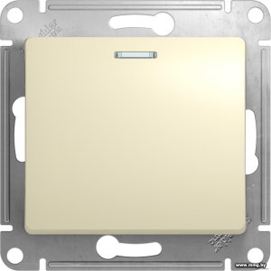 Купить Выключатель Schneider Electric Glossa GSL000263 (бежевый) в Минске, доставка по Беларуси