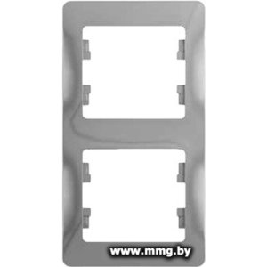 Купить Рамка Schneider Electric Glossa GSL000306 (алюминий) в Минске, доставка по Беларуси