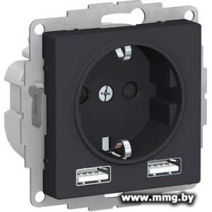 Купить Розетка Schneider Electric Atlas Design ATN001030 в Минске, доставка по Беларуси