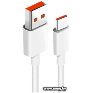 Кабель Xiaomi 6A USB 2.0 Type-A/Type-C BHR9161CN (2 м, белый)