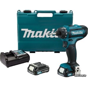 Купить Makita DF033DWAE (с 2-мя АКБ, кейс) в Минске, доставка по Беларуси