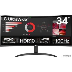 Купить LG UltraWide 34WR50QK-B в Минске, доставка по Беларуси