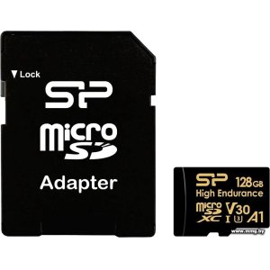 Купить Silicon-Power 128Gb microSDXC Golden High Endurance в Минске, доставка по Беларуси