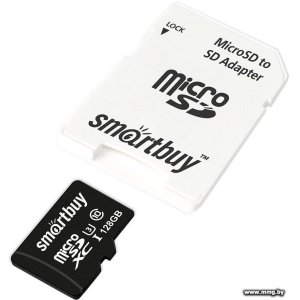 Купить SmartBuy 128GB microSDXC SB128GBSDCL10U3-01 в Минске, доставка по Беларуси