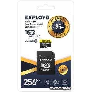 Exployd 256GB microSDXC EX256GCSDXC10UHS-1-ElU3