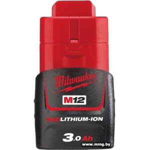 Купить Аккумулятор Milwaukee M12B3 (12В/3 Ah) в Минске, доставка по Беларуси