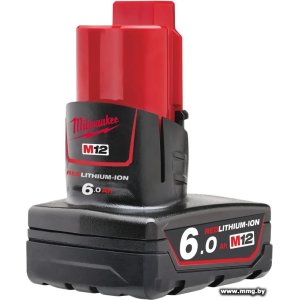 Купить Аккумулятор Milwaukee M12 M12B6 4932451395 (12В/6 Ач) в Минске, доставка по Беларуси