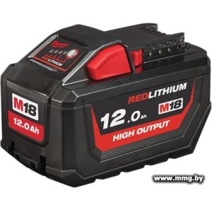 Купить Аккумулятор Milwaukee M18 HB12 4932464260 (18В/12 Ah) в Минске, доставка по Беларуси