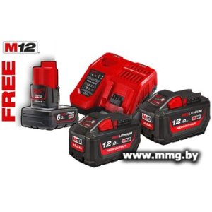 Milwaukee M18 HNRG-122 4933464261 (2x12 Ач + 1x6 Ач/12-18В)