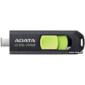 Купить 256GB ADATA UC300 ACHO-UC300-256G-RBK/GN (черный/зеленый) в Минске, доставка по Беларуси