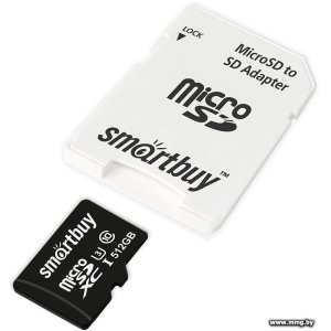 Купить SmartBuy 512GB microSDXC SB512GBSDCL10U3-01 в Минске, доставка по Беларуси