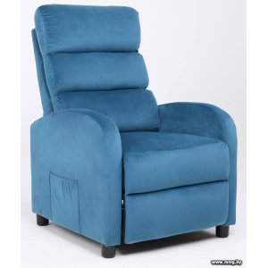 Реклайнер Calviano 2164 (велюр синий)