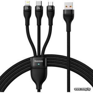 Кабель Baseus CASS030001 USB-A - USB-C, microUSB, Lightning