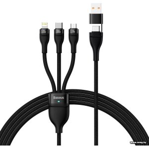 Купить Кабель Baseus CASS030101 USB-C/A - USB-C, microUSB,Lightning в Минске, доставка по Беларуси