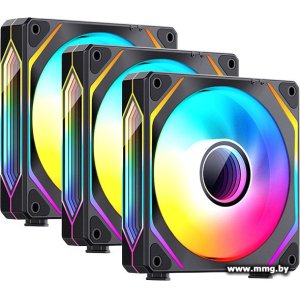 for Case Jonsbo ZL-120 (черный, 3 шт.)