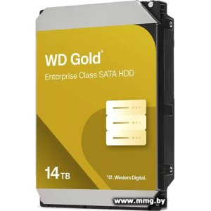 Купить 14000Gb WD Gold WD142KRYZ в Минске, доставка по Беларуси